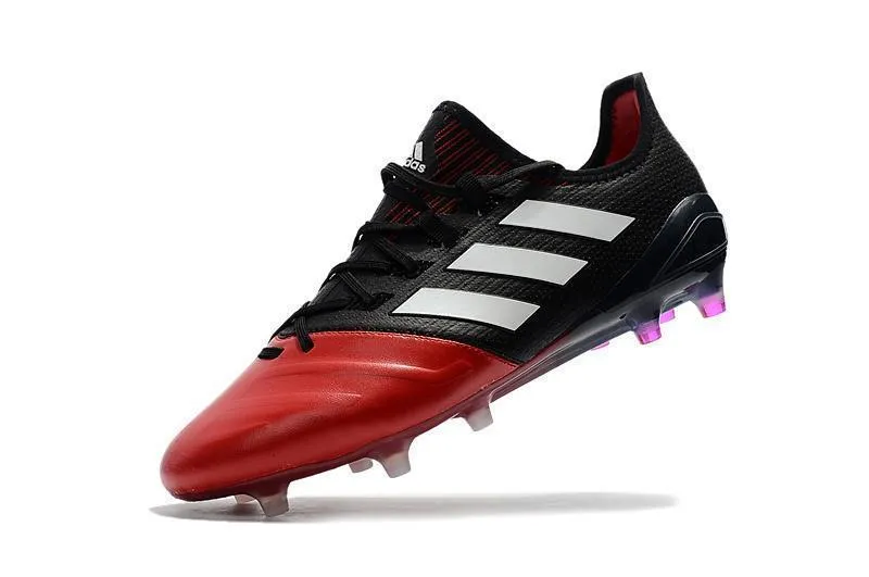 Adidas ACE Series FG Soccer Cleats Shoes Red Black White