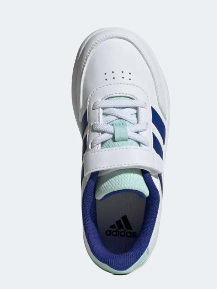 Adidas Breaknet 2 Boys Sportswear Shoes White/Blue/Mint