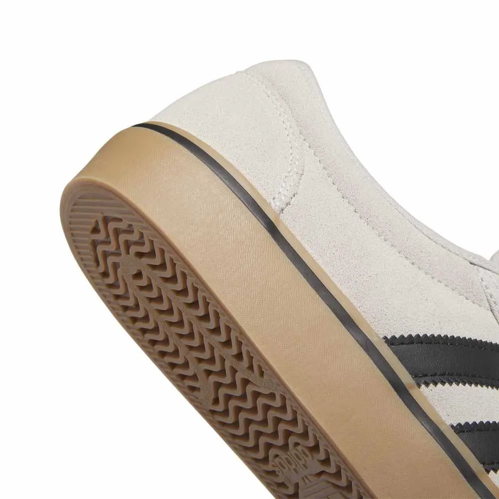 Adidas Skateboarding Adi Ease Crystal White Black Gum Skate Shoes