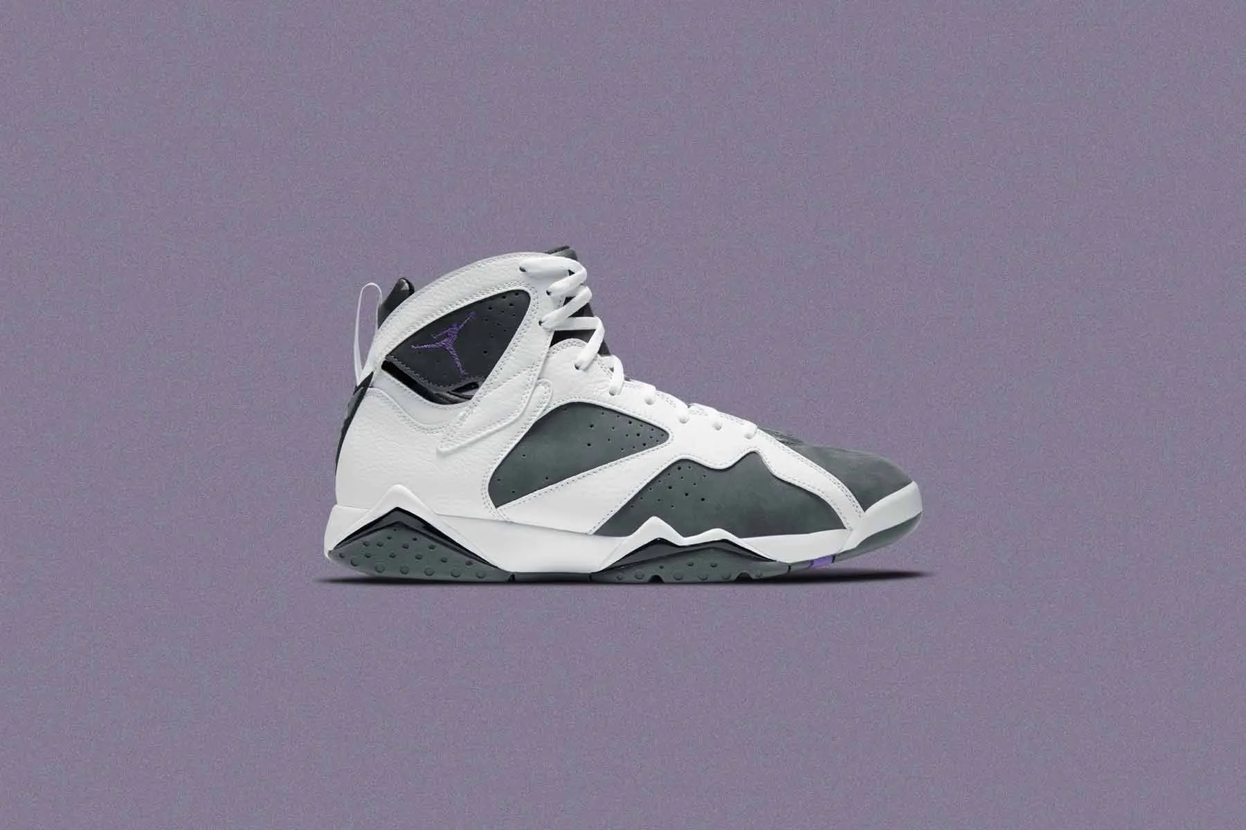 Air Jordan 7 Retro "Flint" - White/Varsity Purple