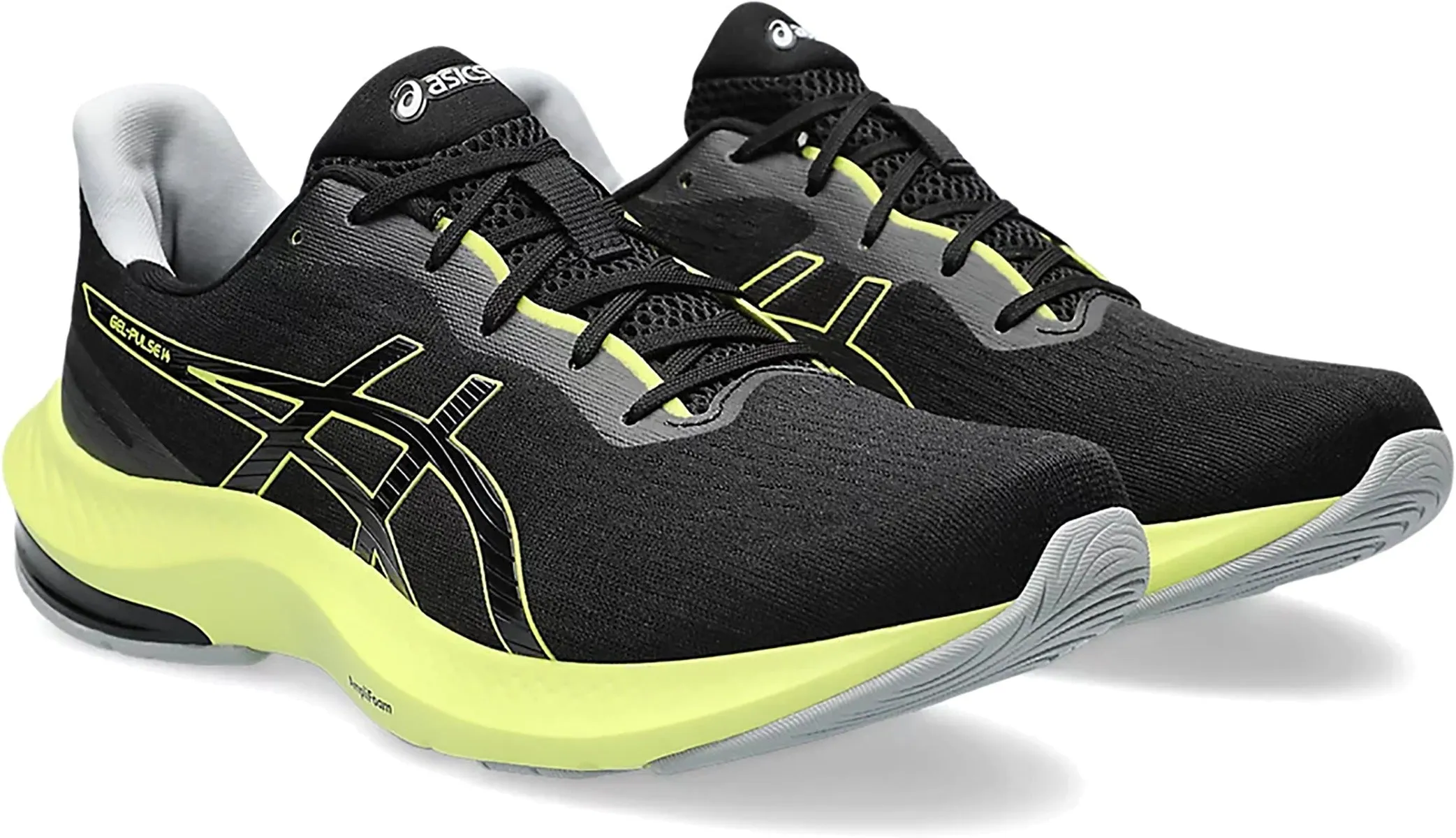 ASICS GEL PULSE 14 'BLACK GLOW YELLOW' sneakers, black