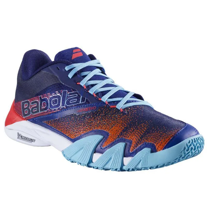 Babolat Juan Lebron Jet Premura 2 APT Approved Red Blue Padel Shoes