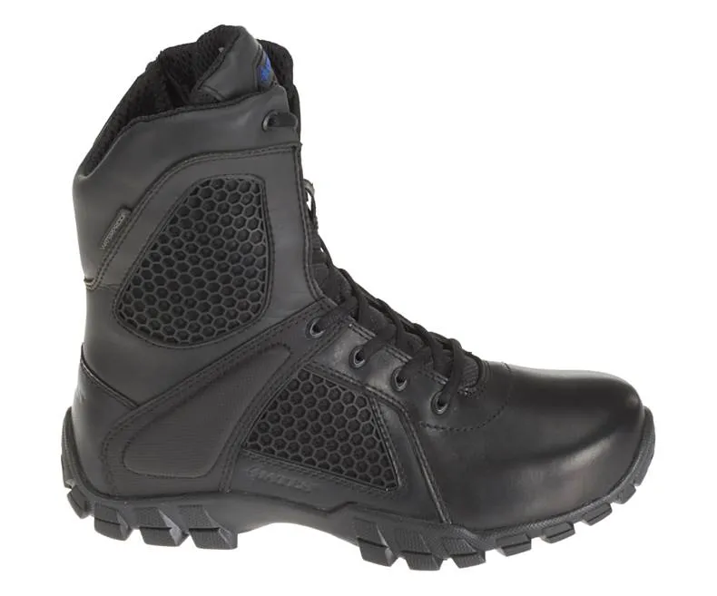 Bates Strike 8" Side Zip Boots Medium (Black)