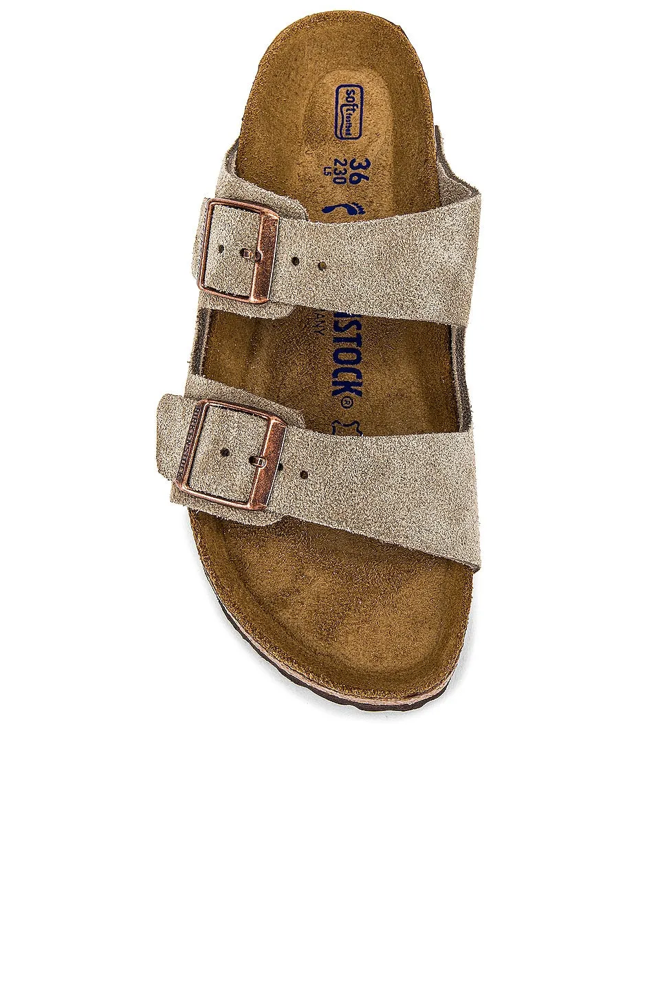 BIRKENSTOCK Arizona Soft Footbed Sandals, Taupe