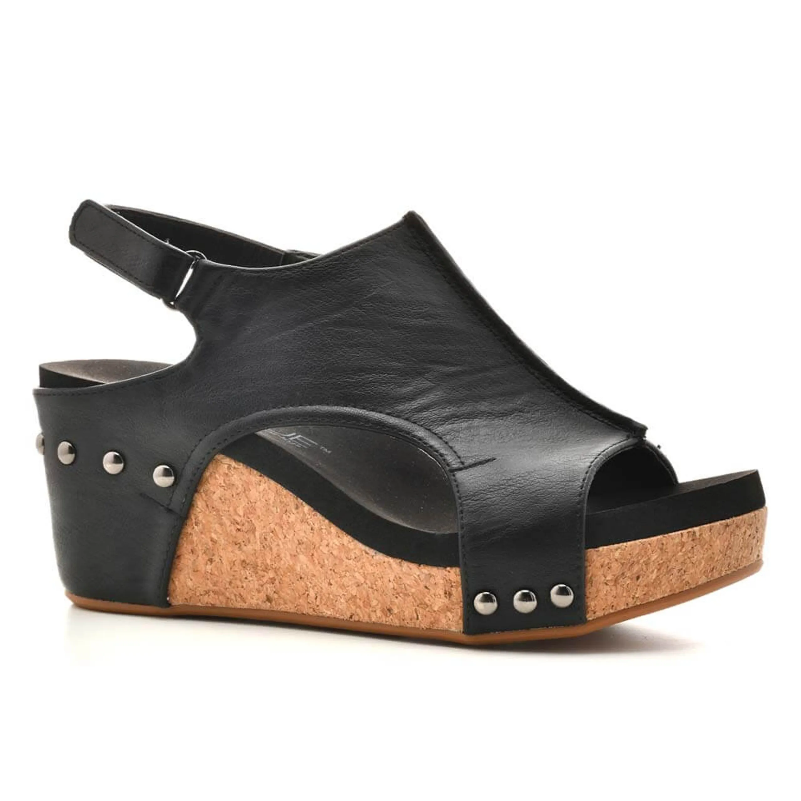 Corky's Carley Wedge, Black Smooth