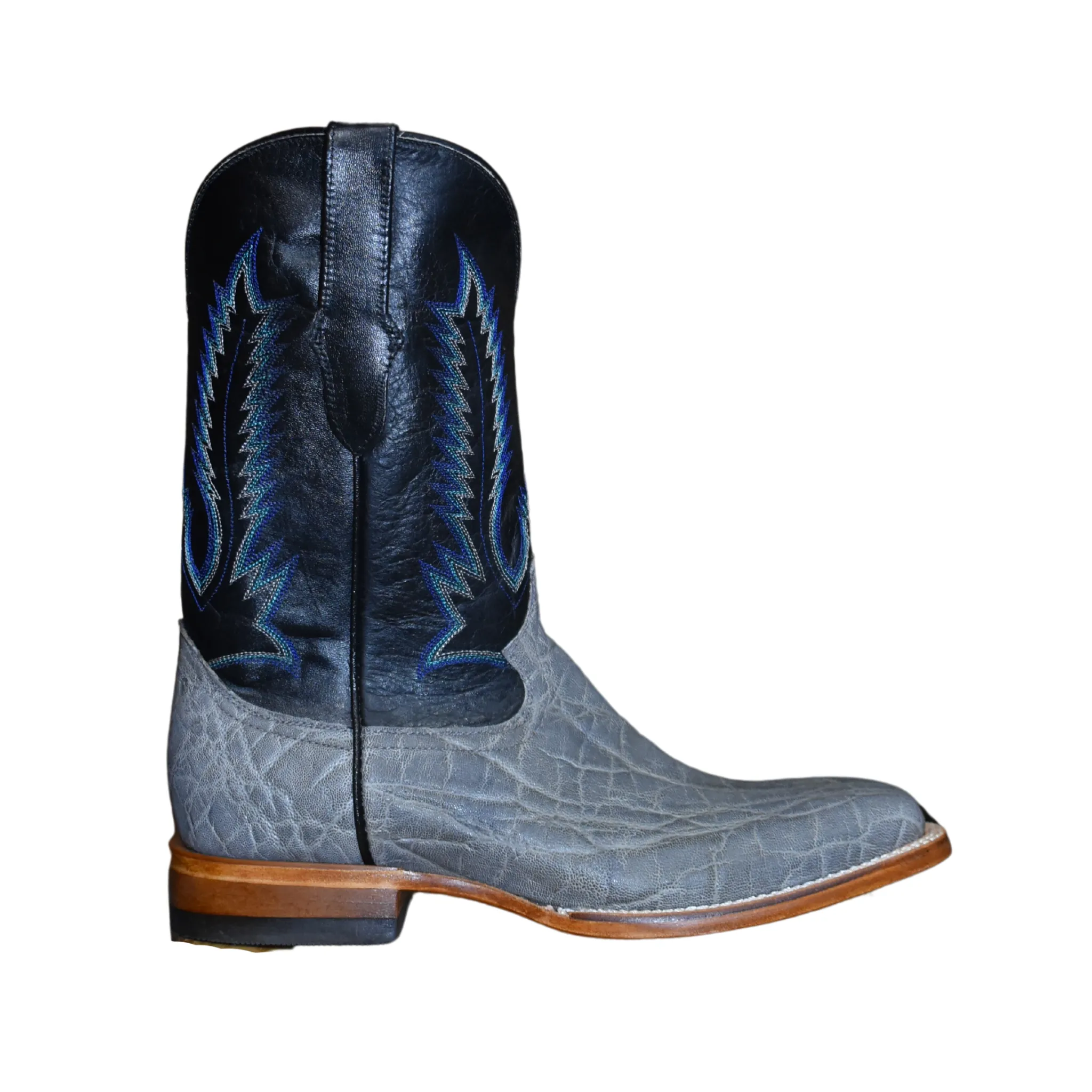 COWTOWN MEN'S GRAY ELEPHANT WESTERN BOOT - Q834