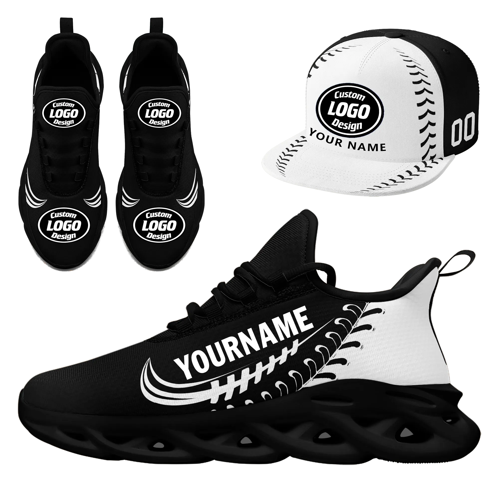 Custom MaxSoul Shoes and Hat Combo Personalized JH-bd0b00ea-ca