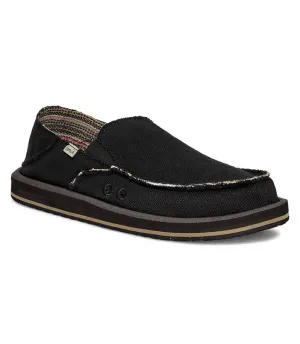 Donny Hemp 2-Tone in Black by Sanuk