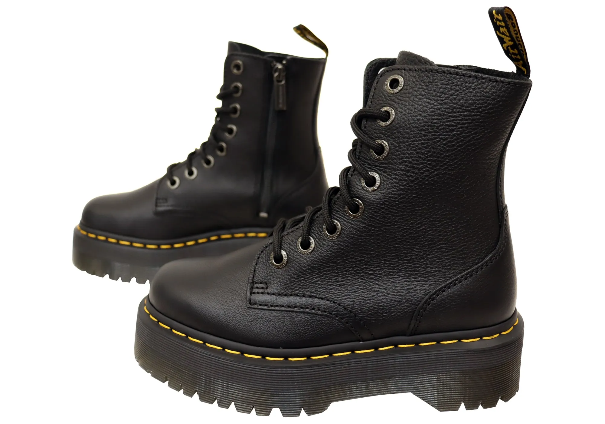 Dr Martens Jadon III Pisa Womens Fashion Lace Up Leather Boots