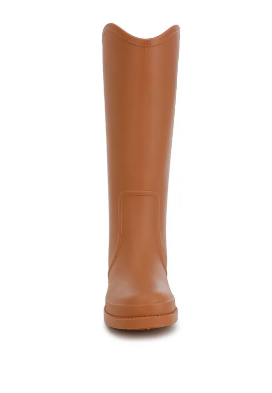 Indiana Charm Detail Calf Boots - Online Exclusive