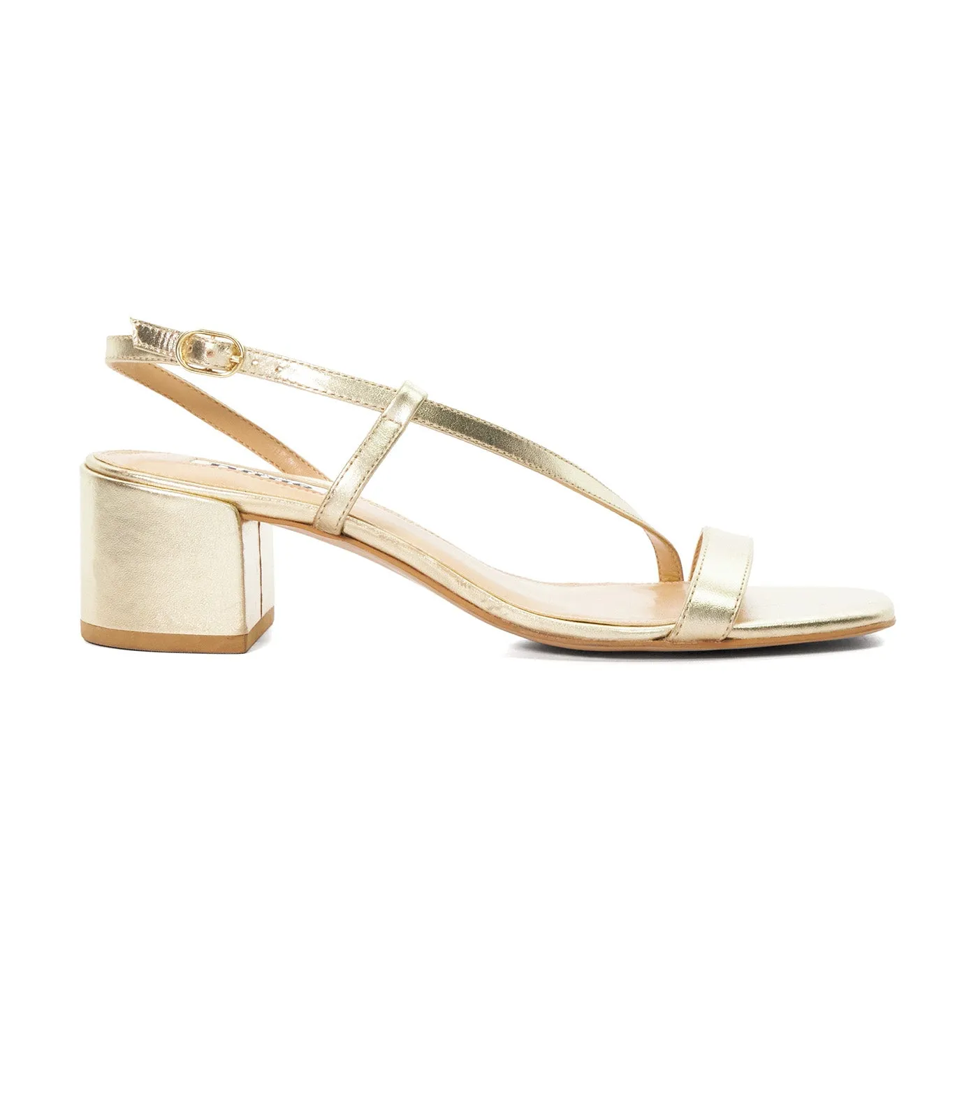 Maryanna Block Heels Gold