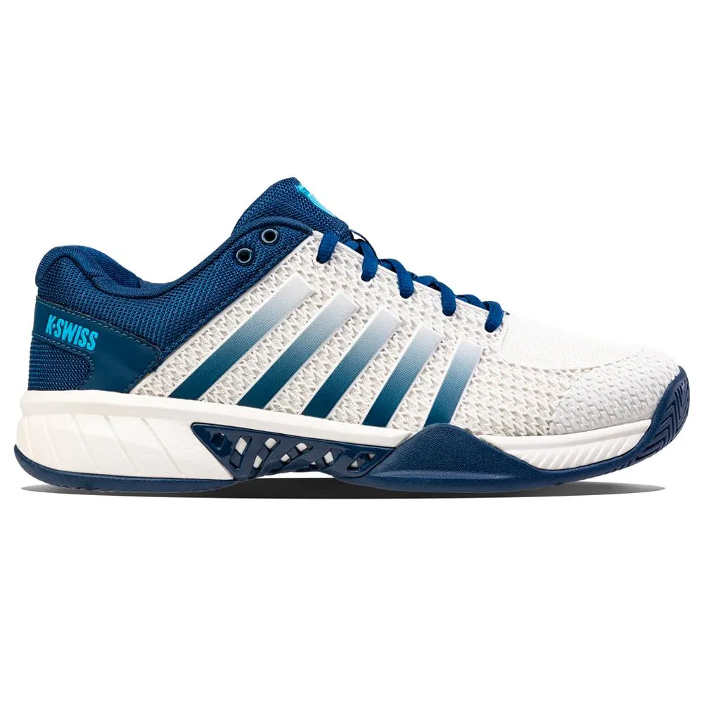 Men's Express Light Pickleball Shoes Blue Opal and Blanc de Blanc