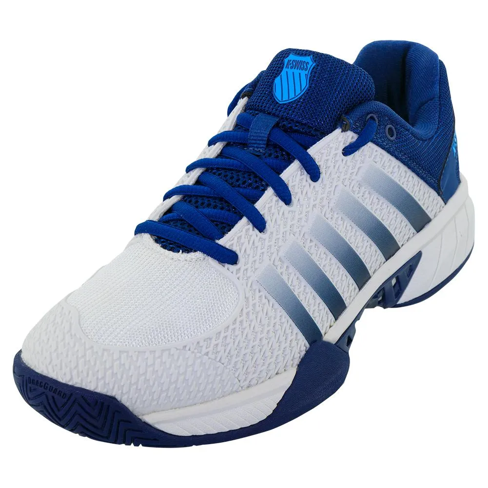 Men's Express Light Pickleball Shoes Blue Opal and Blanc de Blanc