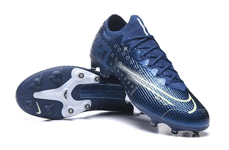 Nike Dream Speed Mercurial Vapor 13 Elite AG Flyknit Soccers Cleats Shoes Blue