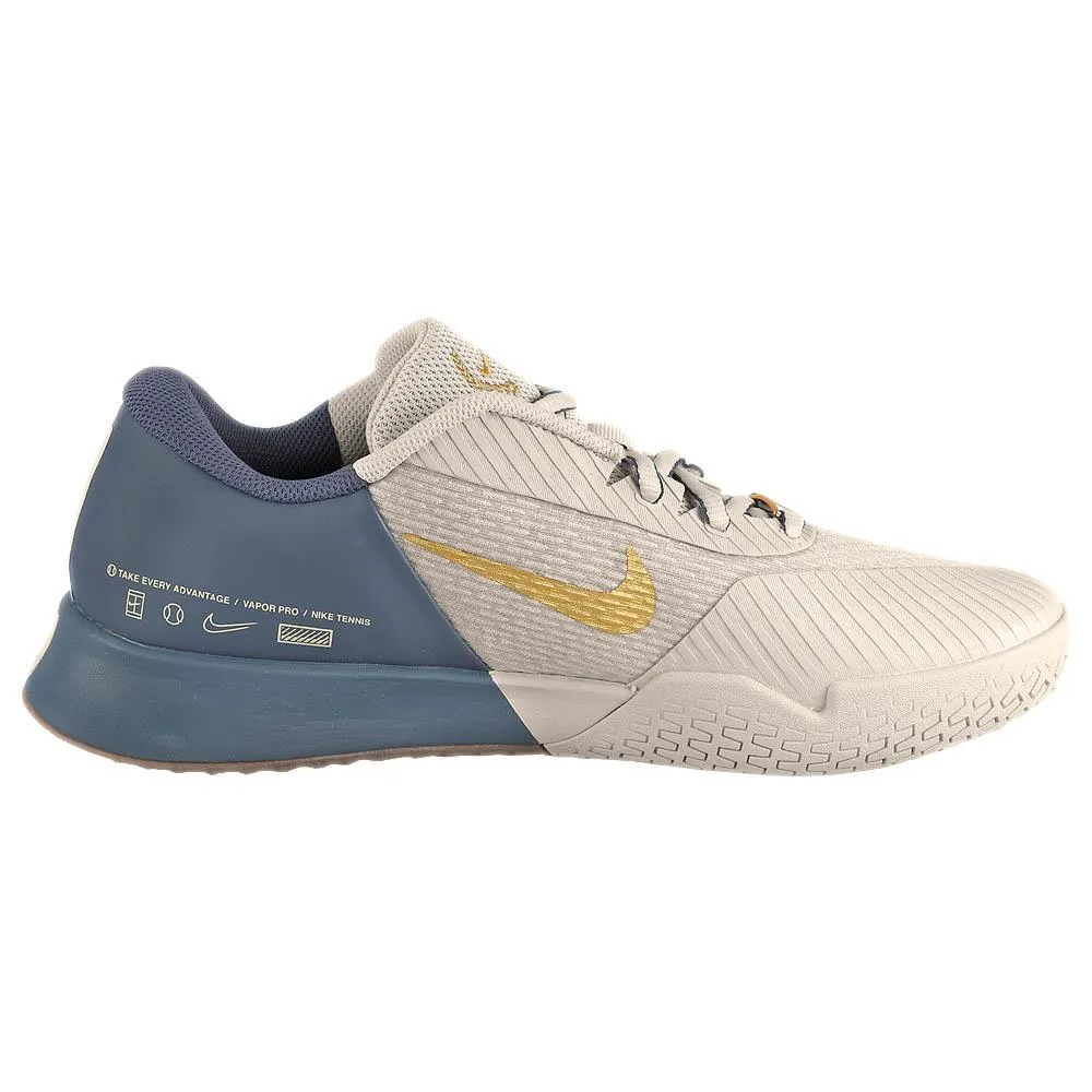 Nike Men's Air Zoom Vapor Pro 2 - Premium - Sanddrift/Metallic Gold