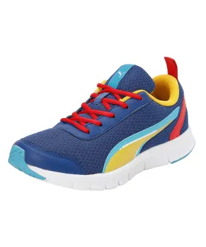 Puma Unisex-Kid Racer Junior V1 Blazing Blue-High Risk Red-Dandelion Sneaker - 6UK (38882301)