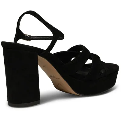 Shoe The Bear Nova Heels in Black Suede - STB2342