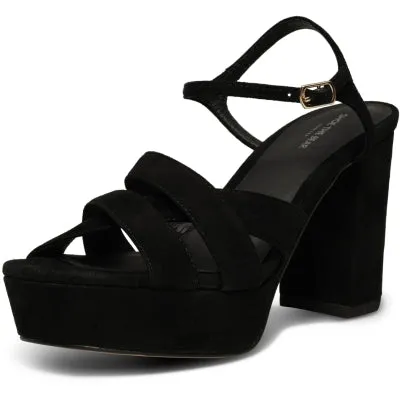 Shoe The Bear Nova Heels in Black Suede - STB2342