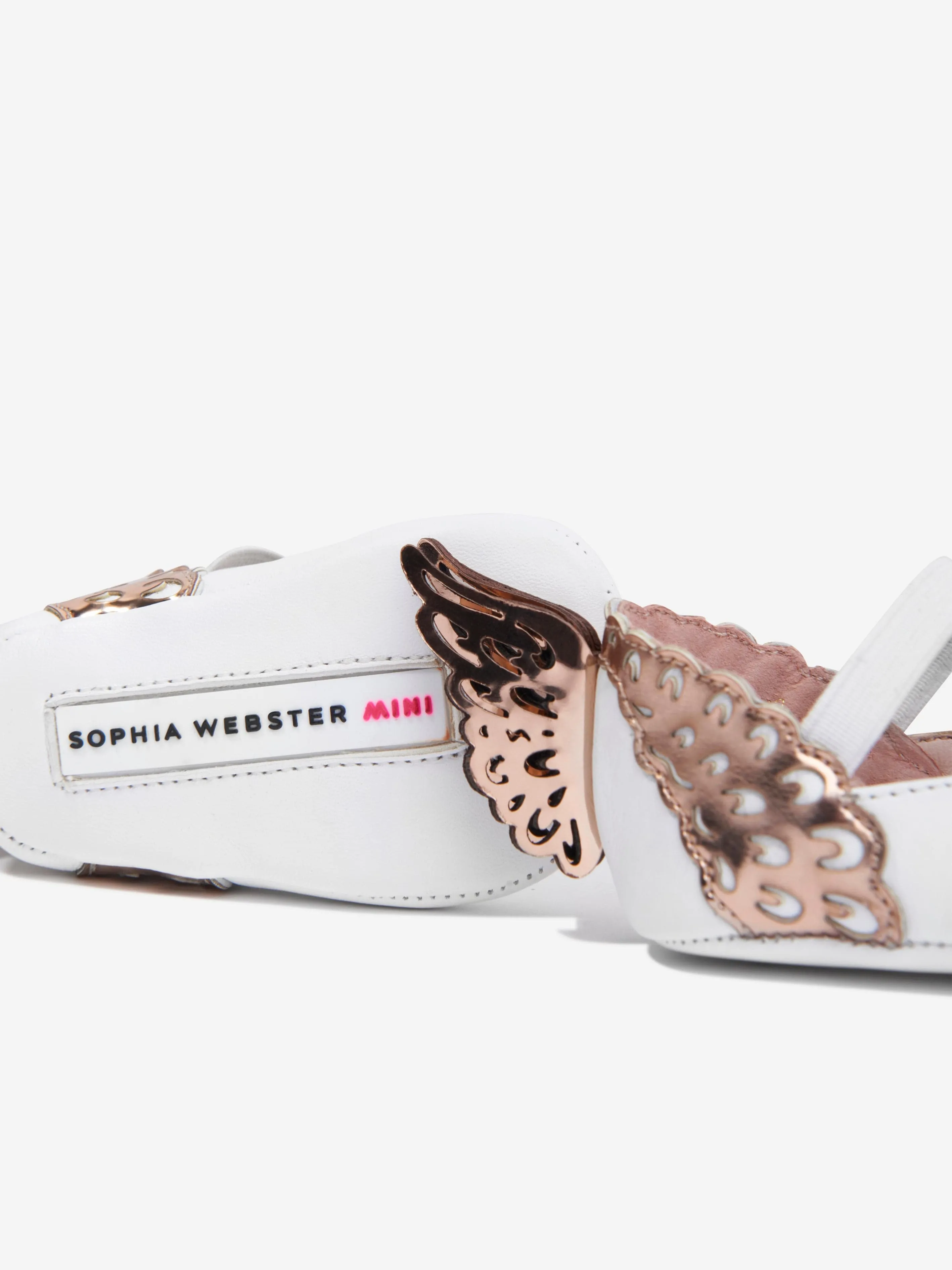 Sophia Webster Baby Girls Leather Evangeline Shoes in White