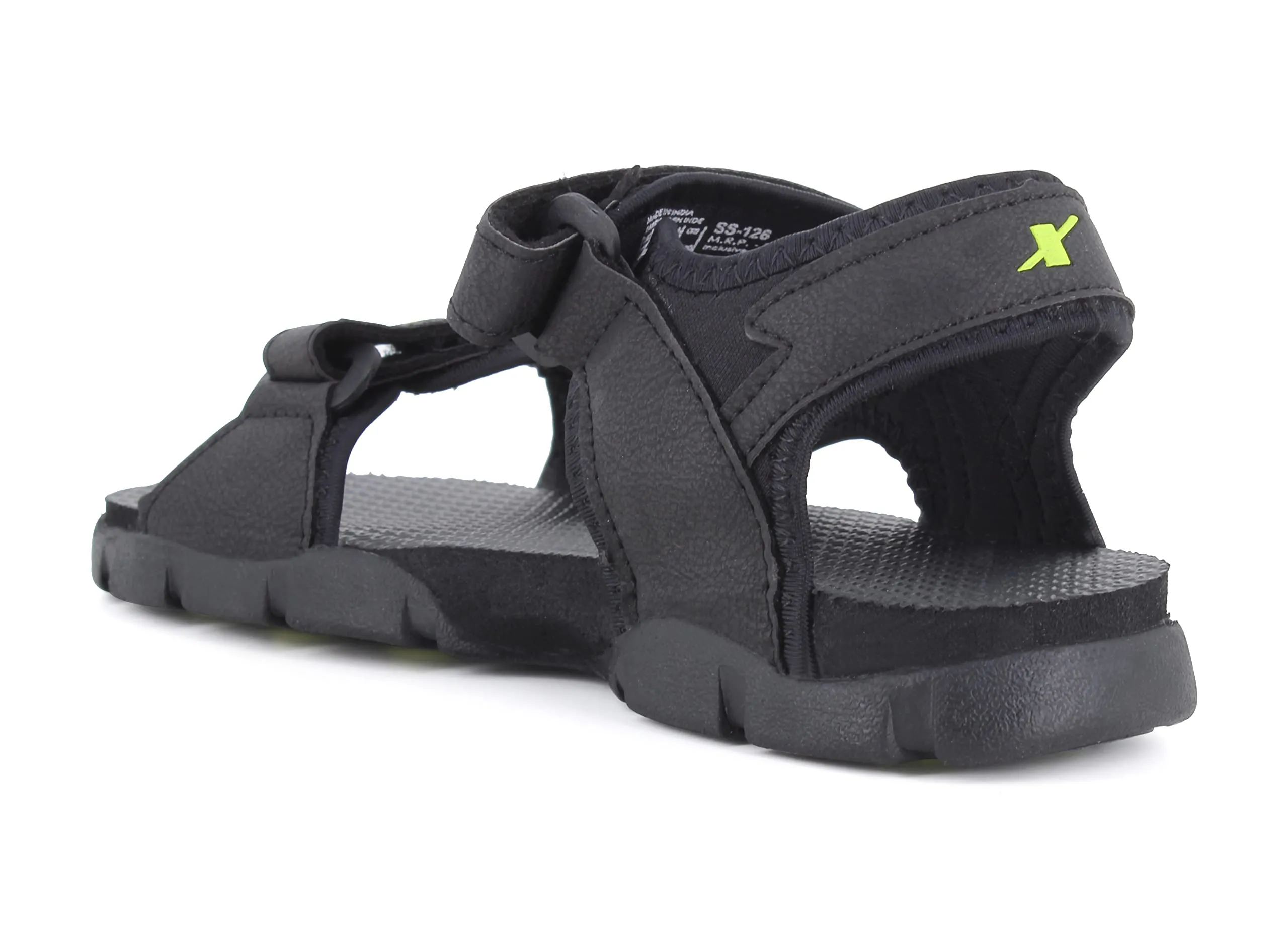 Sparx Child's Sandals, Black N. Green, 1 Kids Uk, SS0126CBKGN0001