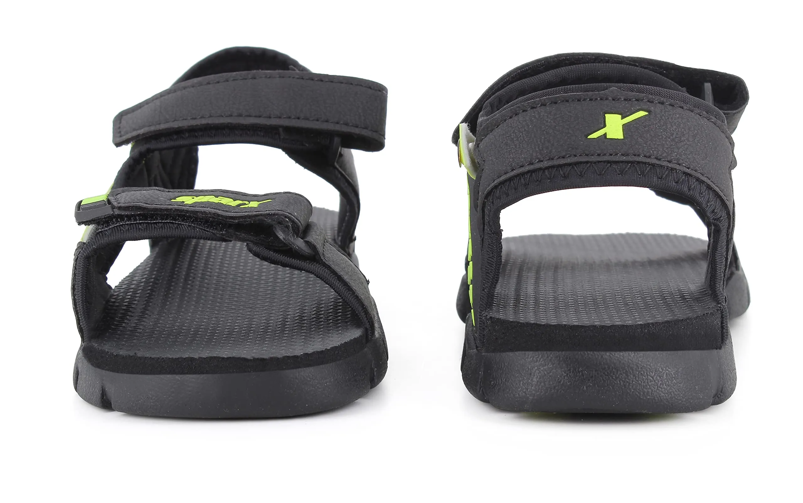 Sparx Child's Sandals, Black N. Green, 1 Kids Uk, SS0126CBKGN0001