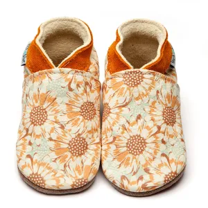 Sunflower Leather Baby Moccs - Shoes