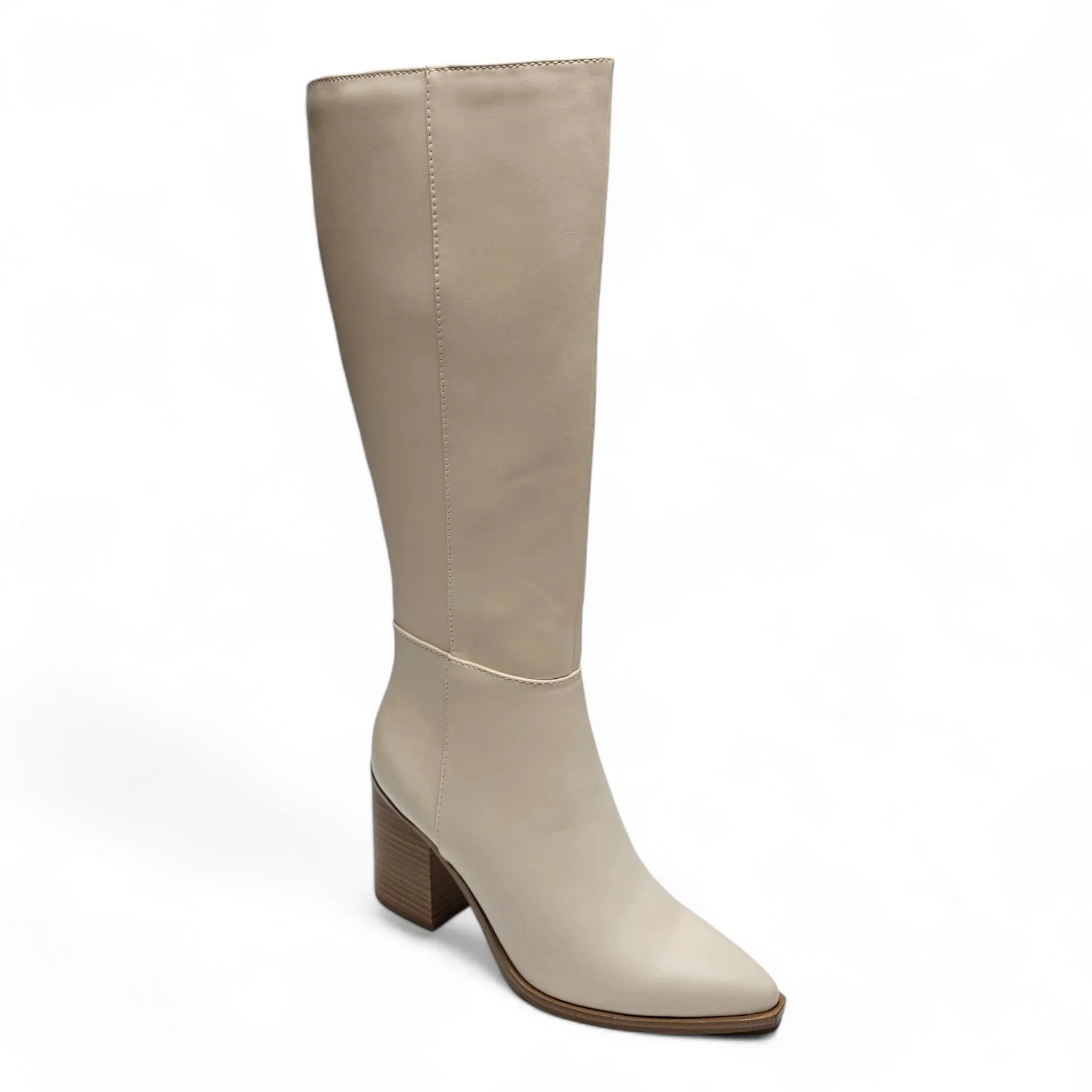 Vapor Block Heel Knee High Boots