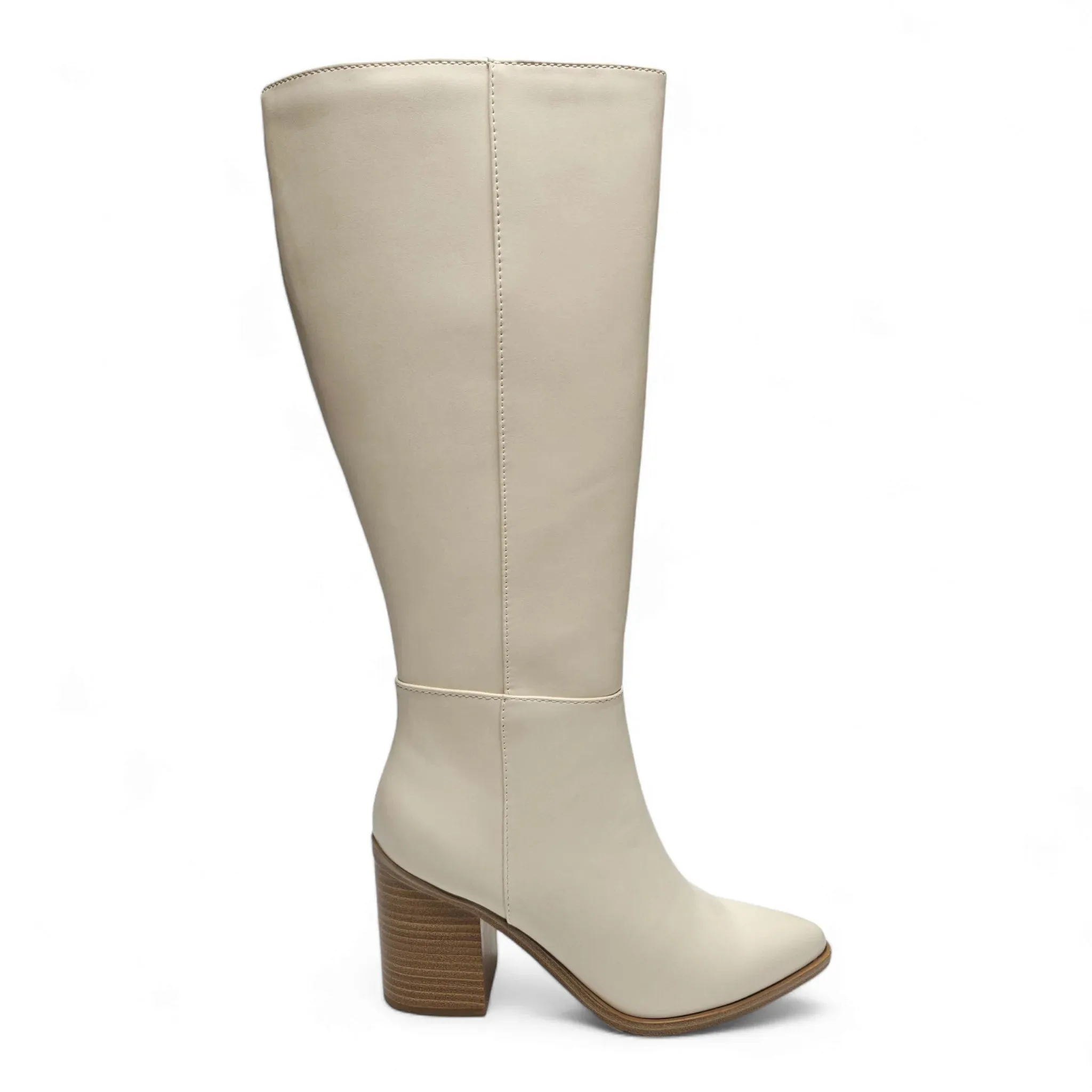 Vapor Block Heel Knee High Boots