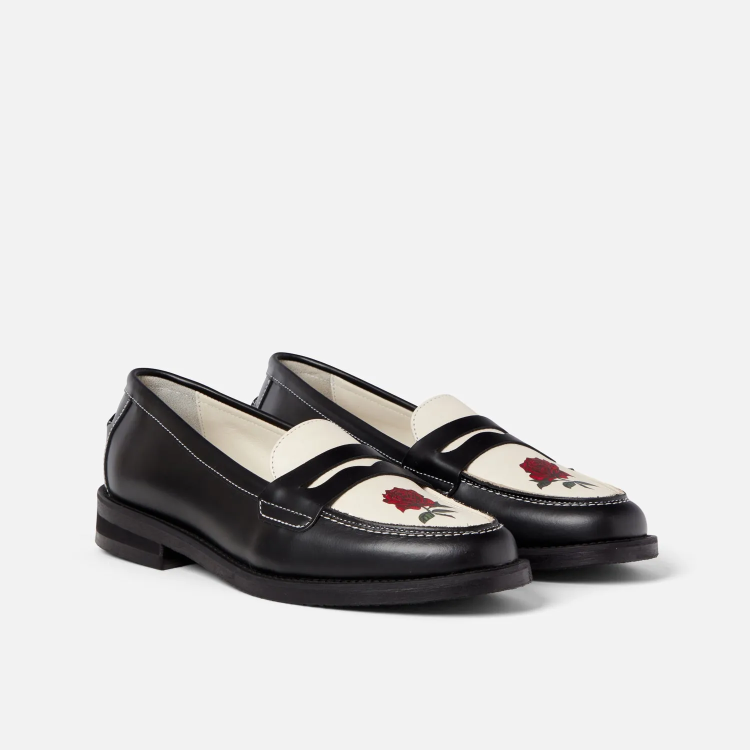 Wilde Red Rose Penny Loafer - Women's