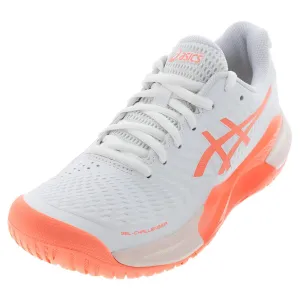 Women's Gel-Challenger 14 Tennis Shoes White and Sun Coral